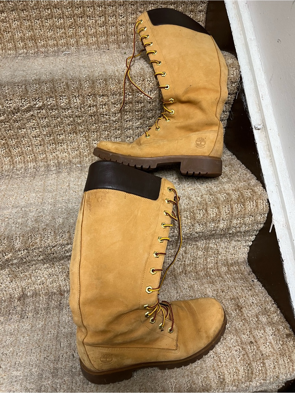 Timberland Tall Zipper Boots Waterproof Women US 8.5